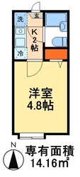 プラム梅島　Ｂの物件間取画像